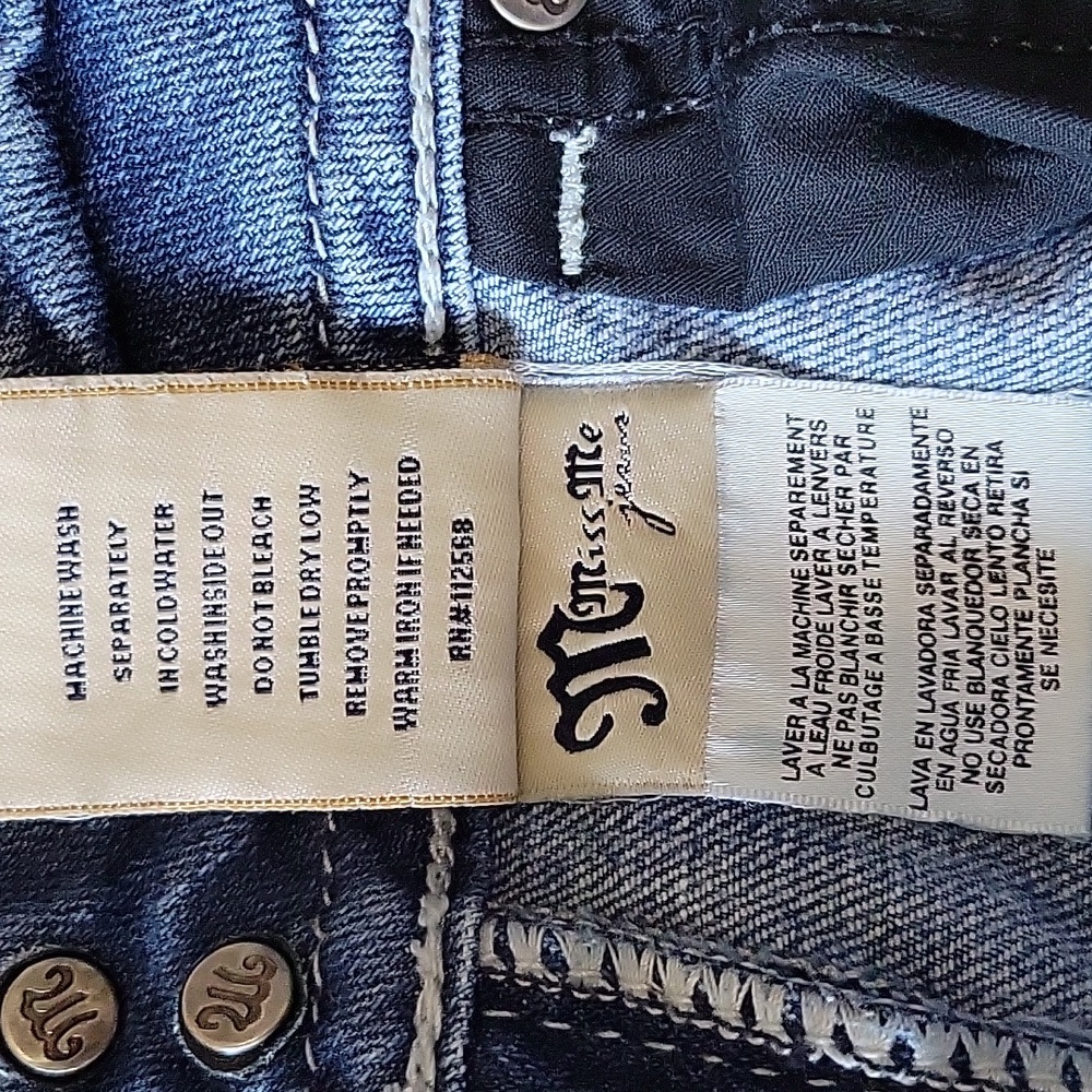 Miss Me~Thick Denim~32×34 Boot - Picture 15 of 16